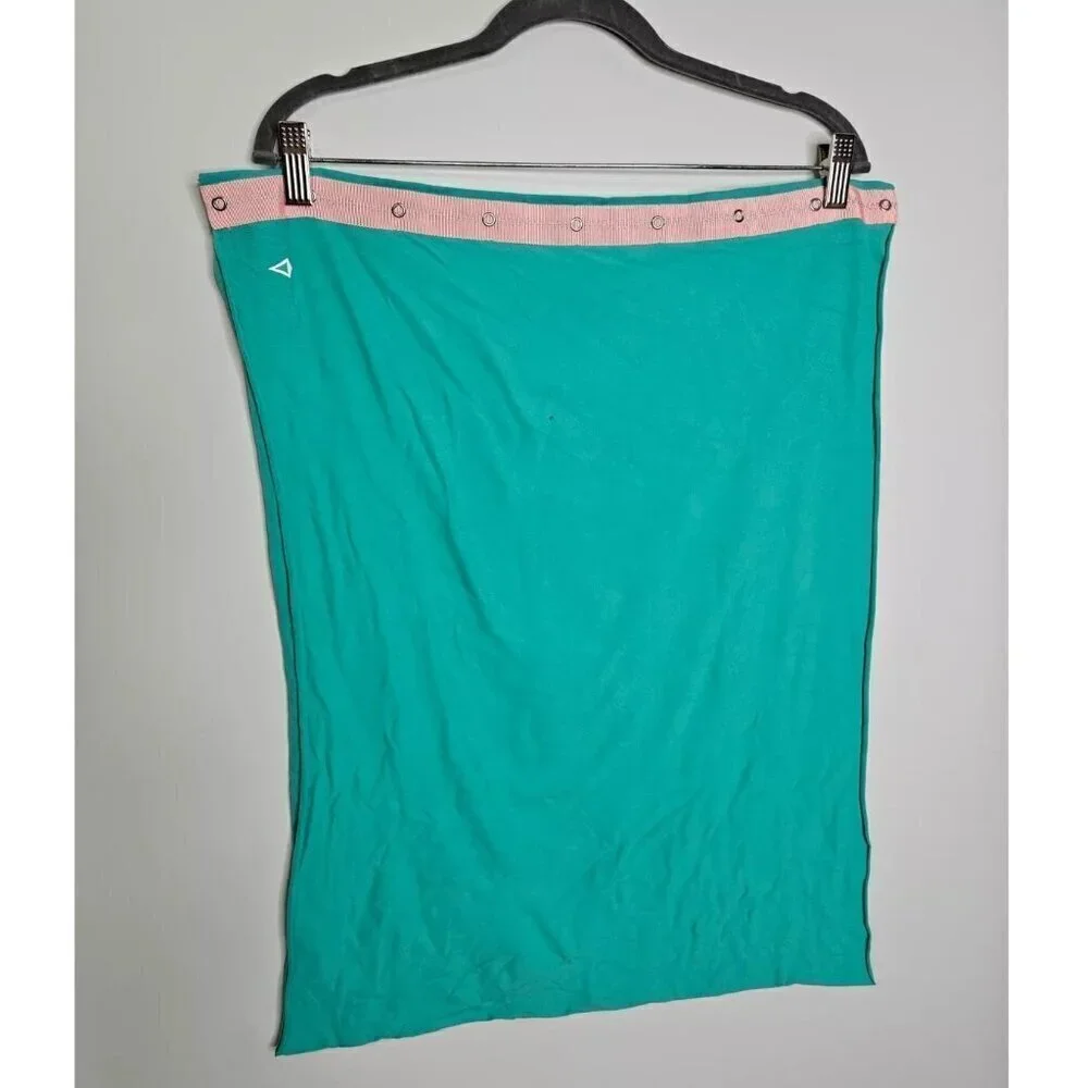 Ivivva by Lululemon Infinity Snap Scarf Teal Green Girls EUC
